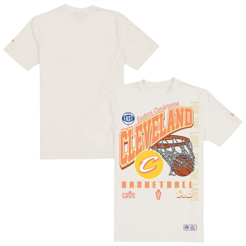Cleveland Cavaliers Oversized City Edition Remix Vintage T-Shirt sale - Cream | New Era sale