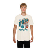 Detroit Pistons Oversized City Edition Remix Vintage T-Shirt sale - Cream | New Era for sale