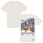 New York Knicks Oversized City Edition Remix Vintage T-Shirt - Cream | New Era on sale