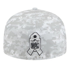 Philadelphia Eagles New Era 2025 Salute to Service Fan Pack 59FIFTY Fitted Hat - White for sale