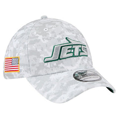 New York Jets New Era 2025 Salute to Service Digital Camo Fan Pack 39THIRTY Flex Hat - White online