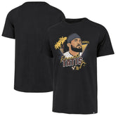 Fernando Tatis Jr. San Diego Padres Player Caricature Franklin T-Shirt - Black | 47 brand