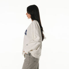 Indianapolis Colts The Wild Collective Women's Rock Crystal Oversized Crewneck Sweatshirt - White discount