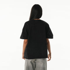 Detroit Lions The Wild Collective Women's Oversized Laurel Graphic Dolman T-Shirt - Black for sale
