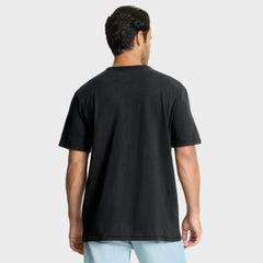 Edmonton Oilers Fanatics Play Distressed Wordmark Stadium Slub T-Shirt Black
