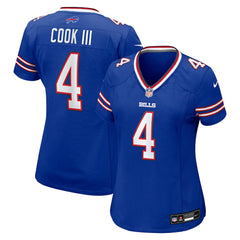 James Cook III Buffalo Bills Women's Team Game Jersey - Royal | Nike on sale
