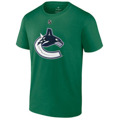 Brock Boeser Vancouver Canucks Fanatics Authentic Stack Name & Number T-Shirt Green