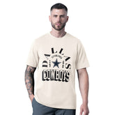 Dallas Cowboys MSX by Michael Strahan Whiteout Vintage T-Shirt - White sale