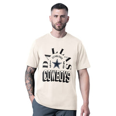 Dallas Cowboys MSX by Michael Strahan Whiteout Vintage T-Shirt - White sale