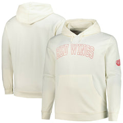 Detroit Red Wings Fanatics Big &Tall Stitch Hoodie Cream