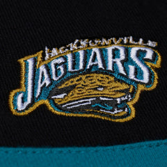 Jacksonville Jaguars Women's Throwback Cropped Long Sleeve Rugby Polo - Black outlet