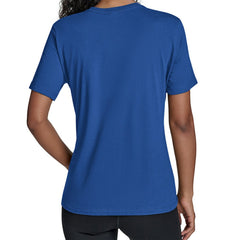 Toronto Blue Jays Starter Women's Groovy Script Team Fitted T-Shirt - Royal