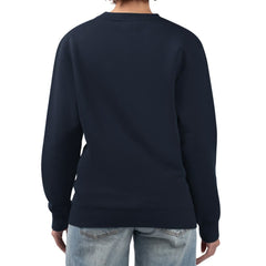 Minnesota Twins Starter Women's Groovy Script Team Fleece Pullover Sweatshirt - Navy