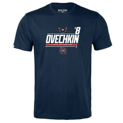 Alexander Ovechkin Washington Capitals Levelwear Youth NHL All-Time Leading Goal Scorer Milestone Name & Number Little Richmond T-Shirt Navy