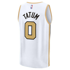 Jayson Tatum Boston Celtics Youth 2025/26 City Edition Fast Break Jersey - White | Fanatics on sale