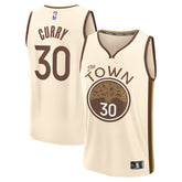 Stephen Curry Golden State Warriors Youth 2025/26 City Edition Fast Break Jersey sale - Tan | Fanatics for sale