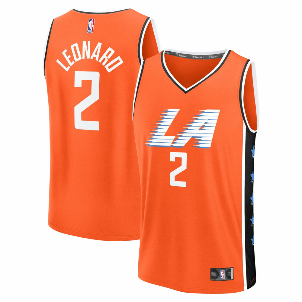Kawhi Leonard LA Clippers Youth 2025/26 City Edition Fast Break Jersey - Orange | Fanatics discount