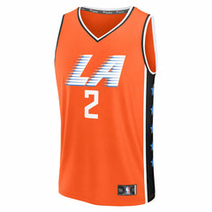 Kawhi Leonard LA Clippers Youth 2025/26 City Edition Fast Break Jersey - Orange | Fanatics discount