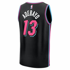Bam Adebayo Miami Heat Youth 2025/26 City Edition Fast Break Jersey - Black | Fanatics on sale