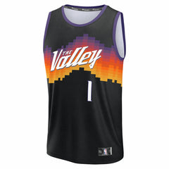 Devin Booker Phoenix Suns Youth 2025/26 City Edition Fast Break Jersey - Black | Fanatics for sale