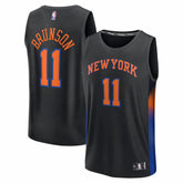 Jalen Brunson New York Knicks Fast Break Jersey - Statement Edition - Black | Fanatics online