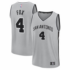 De'Aaron Fox San Antonio Spurs Fast Break Jersey - Statement Edition - Silver | Fanatics on sale