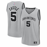 Stephon Castle San Antonio Spurs Youth Fast Break Jersey - Statement Edition - Silver | Fanatics outlet