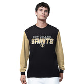 New Orleans Saints Starter Thursday Night Gridiron Long Sleeve T-Shirt- Black cheap