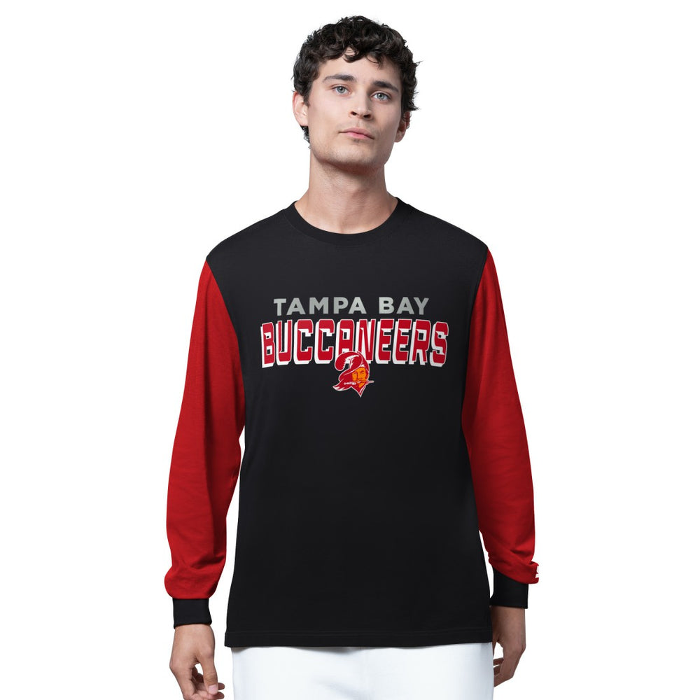 Tampa Bay Buccaneers Starter Thursday Night Gridiron Long Sleeve T-Shirt - Black/Red for sale