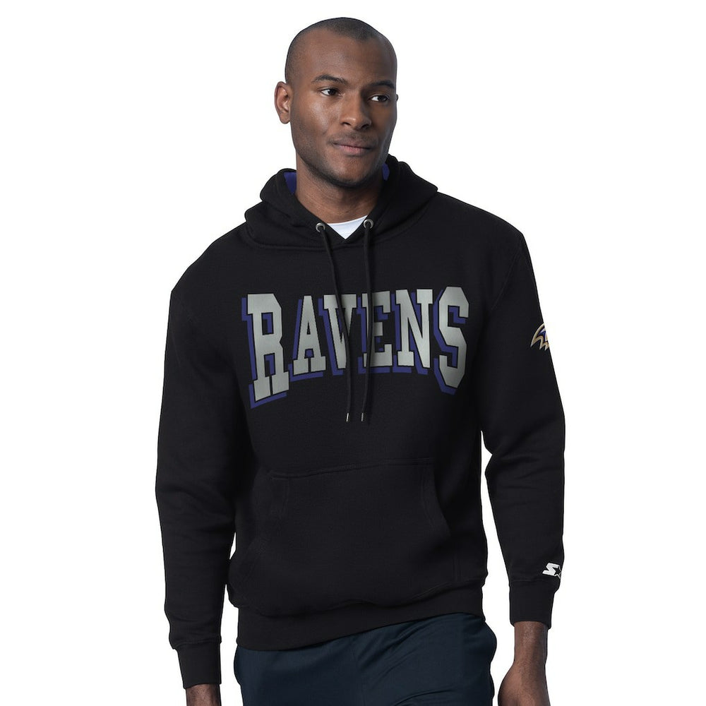 Baltimore Ravens Starter Thursday Night Gridiron Hoodie - Black on sale