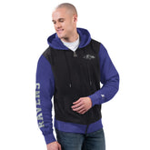 Baltimore Ravens Starter Thursday Night Gridiron Full-Zip Hoodie - Black/Purple discount