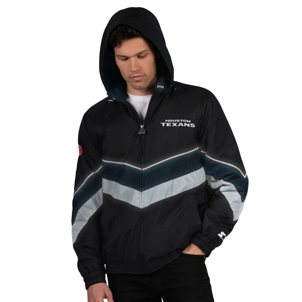 Houston Texans Starter Thursday Night Gridiron Full-Zip Jacket - Black/Navy on sale