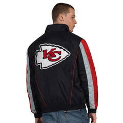 Kansas City Chiefs Starter Thursday Night Gridiron Half-Zip Jacket - Black for sale