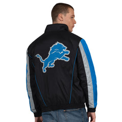 Detroit Lions Starter Thursday Night Gridiron Half-Zip Jacket - Black sale