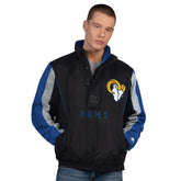 Los Angeles Rams Starter Thursday Night Gridiron Half-Zip Jacket - Black cheap