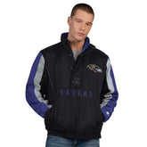 Baltimore Ravens Starter Thursday Night Gridiron Half-Zip Jacket - Black outlet