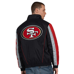 San Francisco 49ers Starter Thursday Night Gridiron Half-Zip Jacket - Black sale