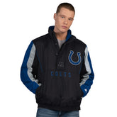 Indianapolis Colts Starter Thursday Night Gridiron Half-Zip Jacket - Black for sale