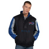 Buffalo Bills Starter Thursday Night Gridiron Half-Zip Jacket - Black sale