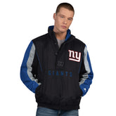 New York Giants Starter Thursday Night Gridiron Half-Zip Jacket - Black cheap