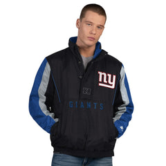 New York Giants Starter Thursday Night Gridiron Half-Zip Jacket - Black cheap