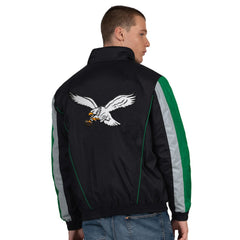 Philadelphia Eagles Starter Thursday Night Gridiron Vintage Logo Half-Zip Jacket - Black for sale
