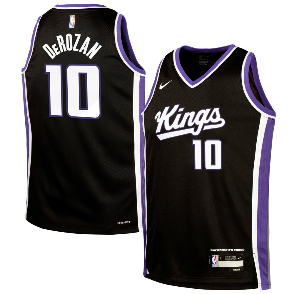DeMar DeRozan Sacramento Kings Youth Swingman Jersey - Icon Edition - Black | Nike shop