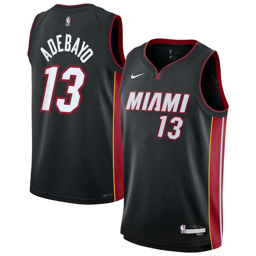 Bam Adebayo Miami Heat Youth Swingman Jersey - Icon Edition - Black | Nike on sale