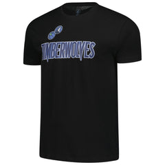 Minnesota Timberwolves FISLL Unisex Oversize Logo T-Shirt - Black for sale