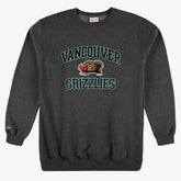 Memphis Grizzlies Hardwood Classics Big & Tall Crewneck Sweatshirt - Heather Charcoal | Mitchell & Ness shop