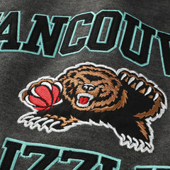 Memphis Grizzlies Hardwood Classics Big & Tall Crewneck Sweatshirt - Heather Charcoal | Mitchell & Ness shop