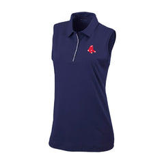 Boston Red Sox Women's Tend The Ball Sleeveless Polo - Navy | Columbia