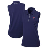 Cleveland Guardians Women's Tend The Ball Sleeveless Polo - Navy | Columbia