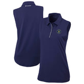 Milwaukee Brewers Women's Tend The Ball Sleeveless Polo - Navy | Columbia